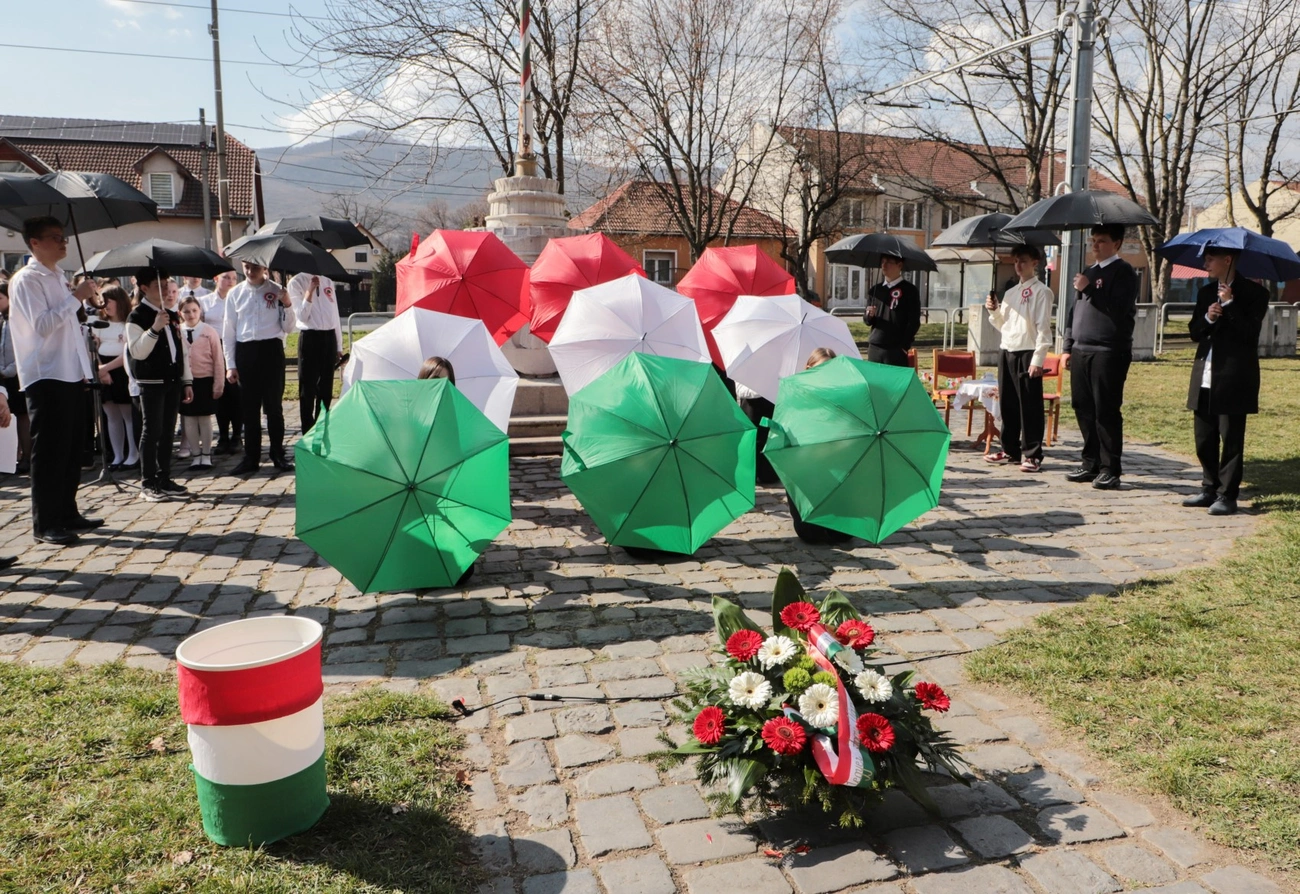 Március 15-ei ünnepség Diósgyőrben