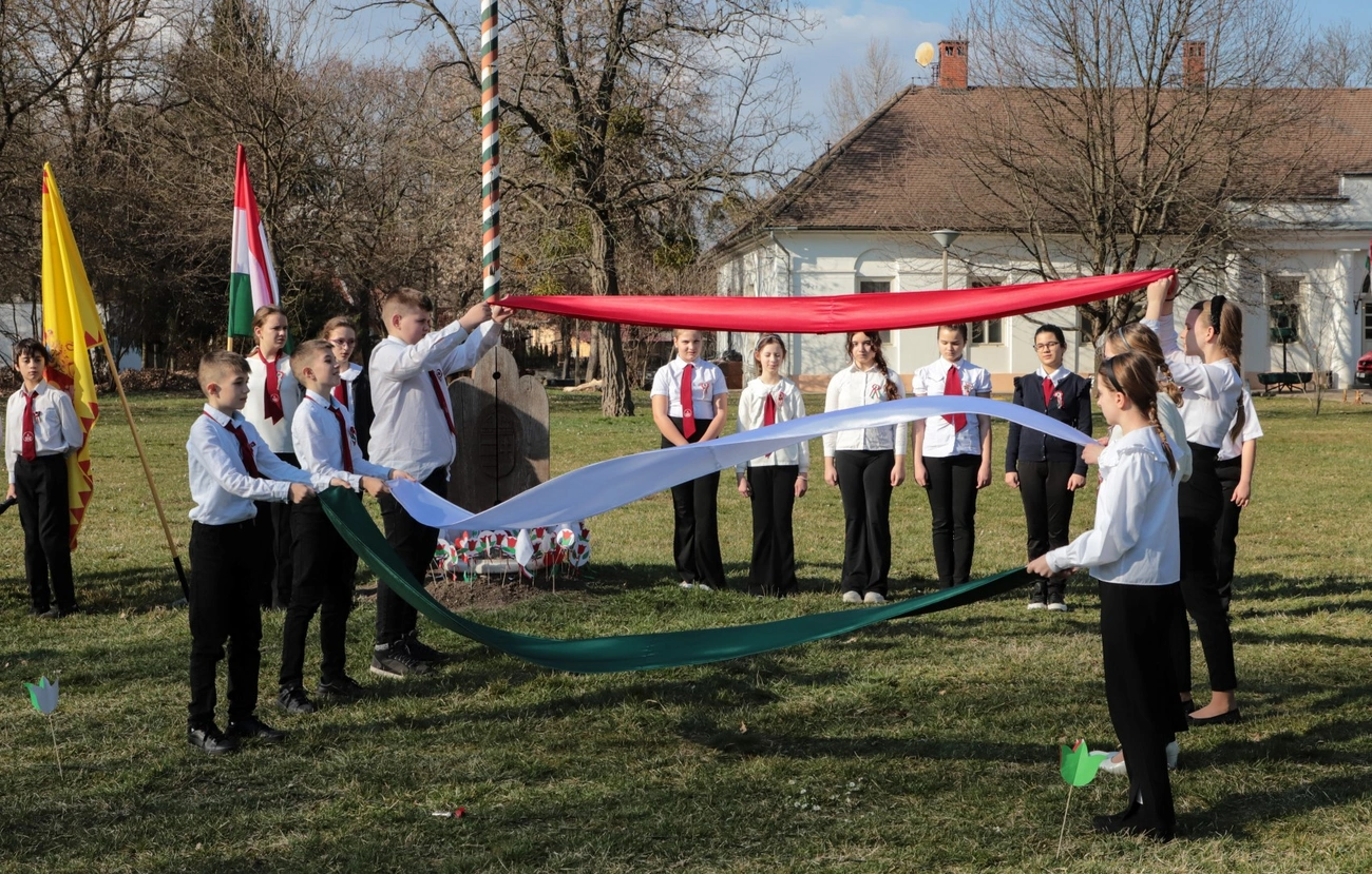 Március 15-ei ünnepség Hejőcsabán