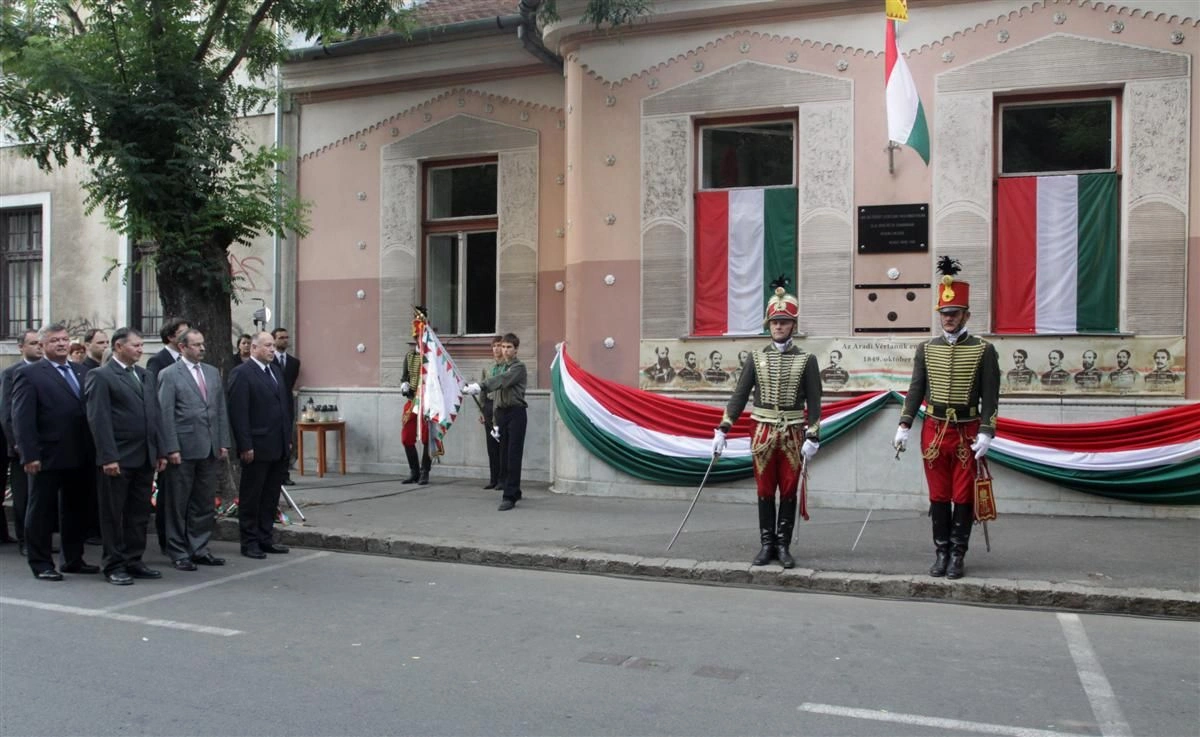Megemlékeztek az aradi vértanúkról