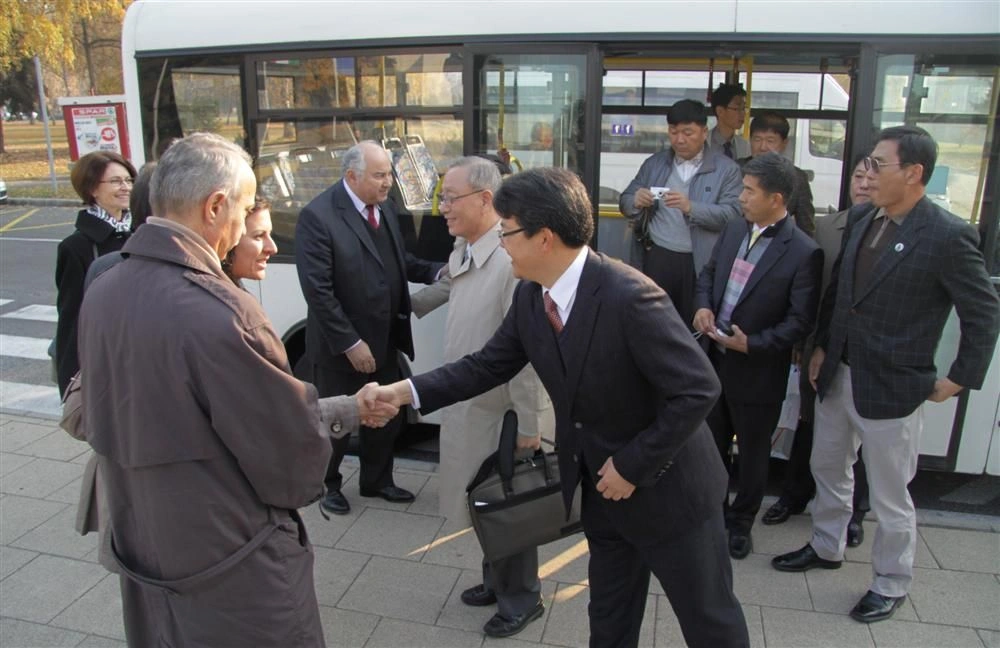 Koreai delegáció a Miskolci Egyetemen