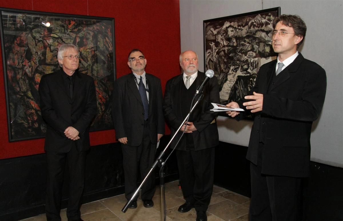 Kavecsánszki Gyula festőművész akadémiai székfoglaló kiállítása