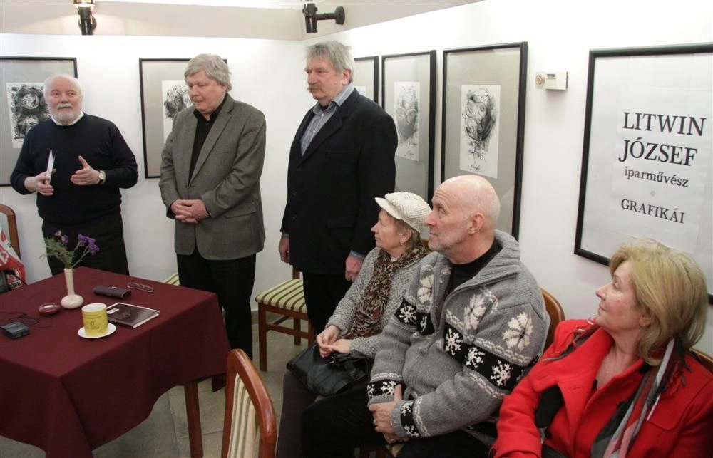 Litwin József iparművész grafikai kiállítása a Feledy-házban