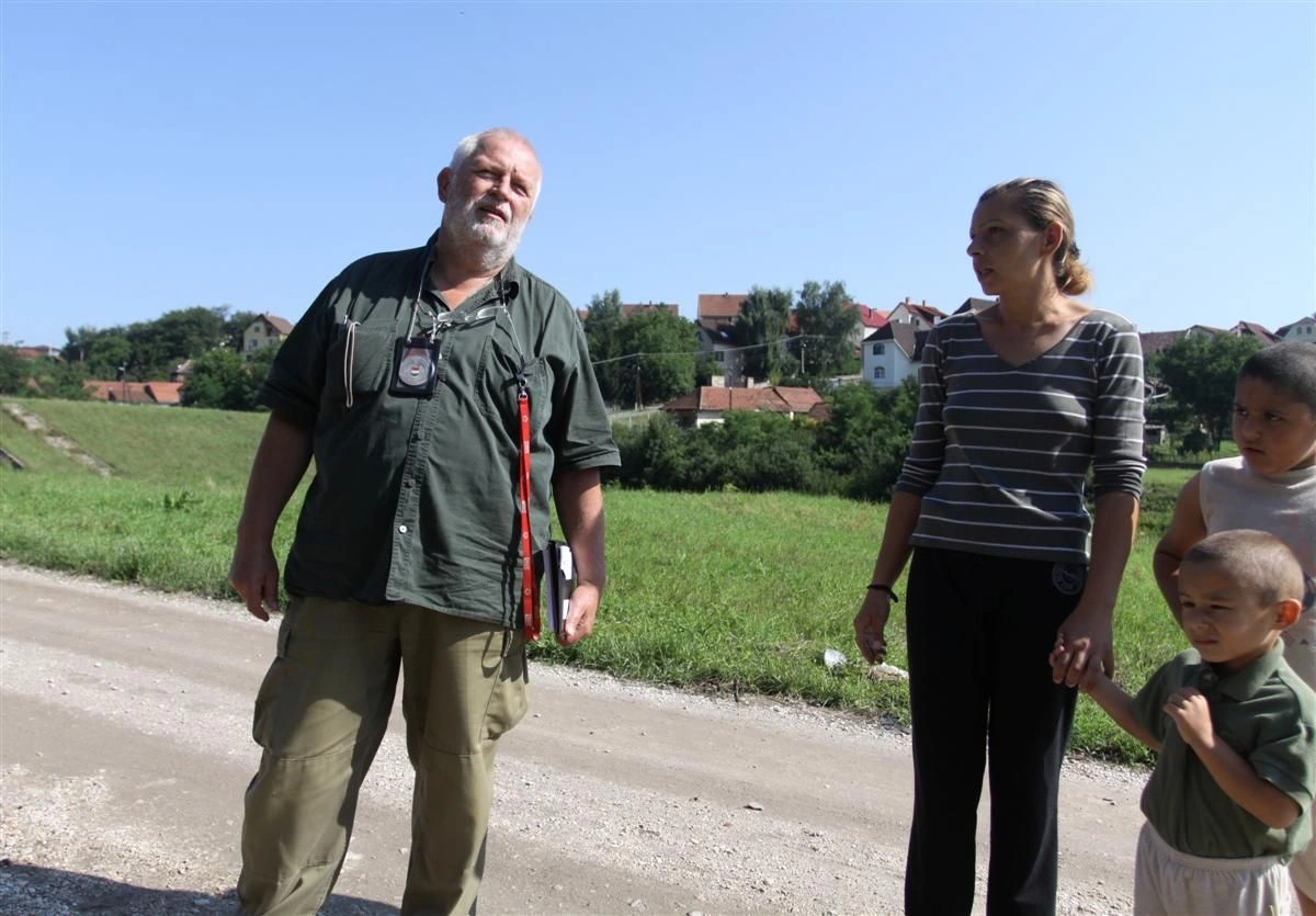 Bábonyibércen a mezőőrökkel