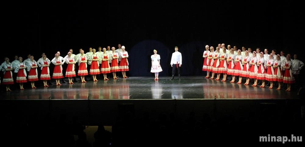 A 75 éves Mojszejev Táncegyüttes jubileumi előadása a Generali Arénában