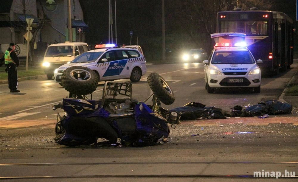 Halálos quad baleset a Győri kapuban