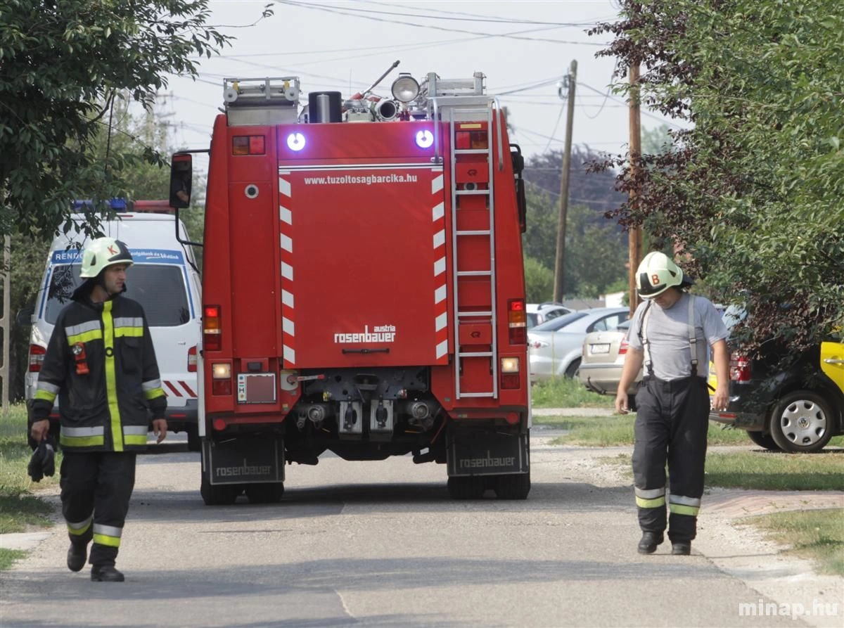 Tűz a Berzsenyi utcán