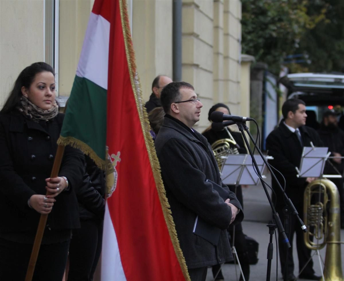 Megemlékezés a Zsolcai kapui emléktáblánál