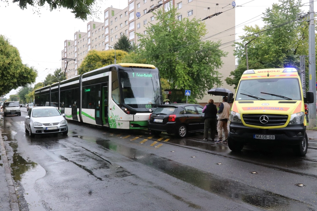 Baleset a Győri kapuban