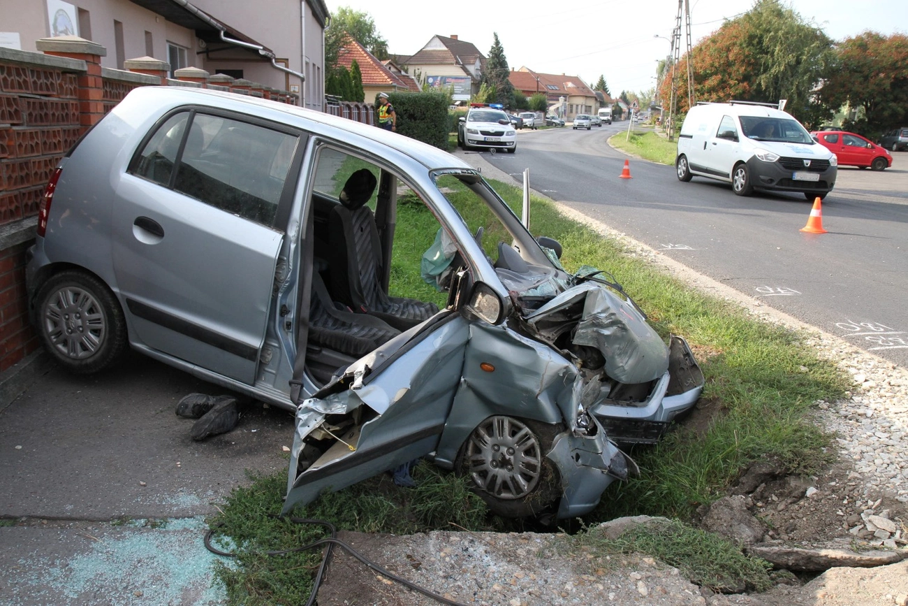 Baleset a Kisfaludy úton