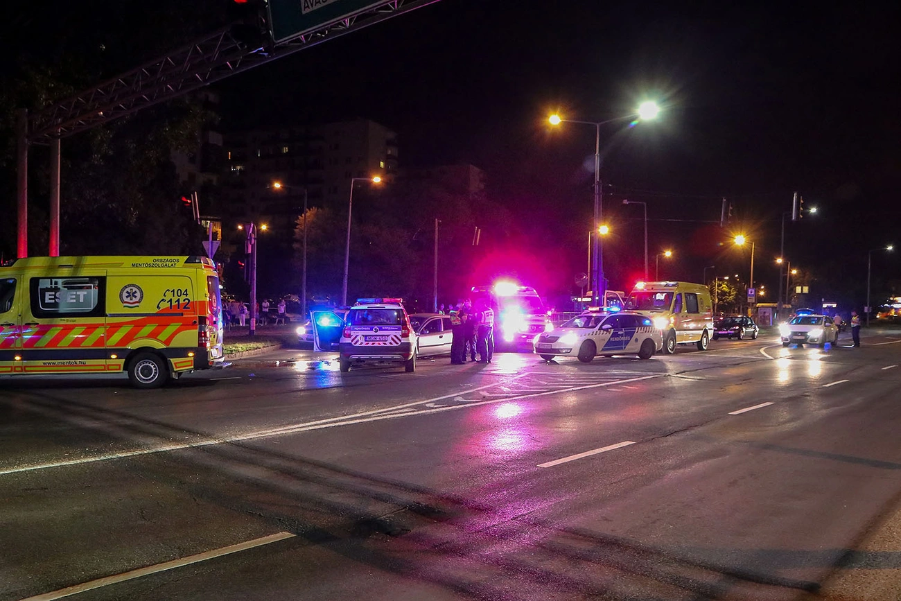 Baleset a Csabai kapuban