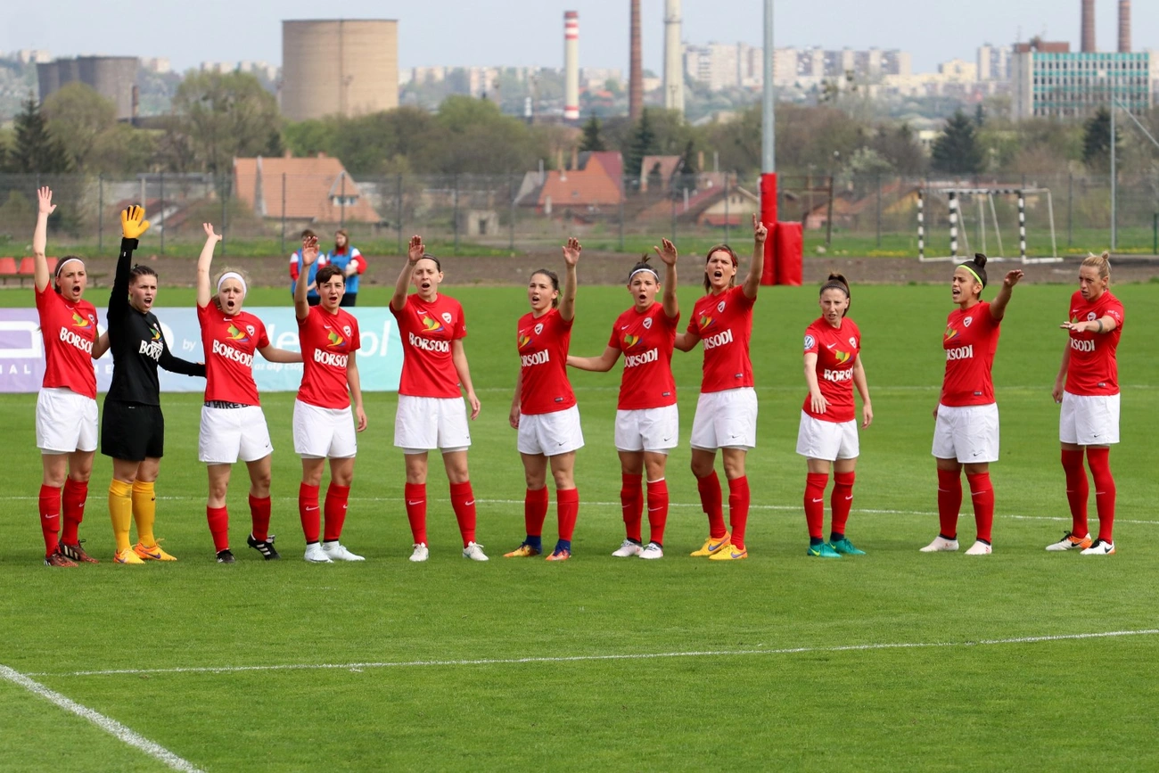 DVTK - FTC női focimeccs
