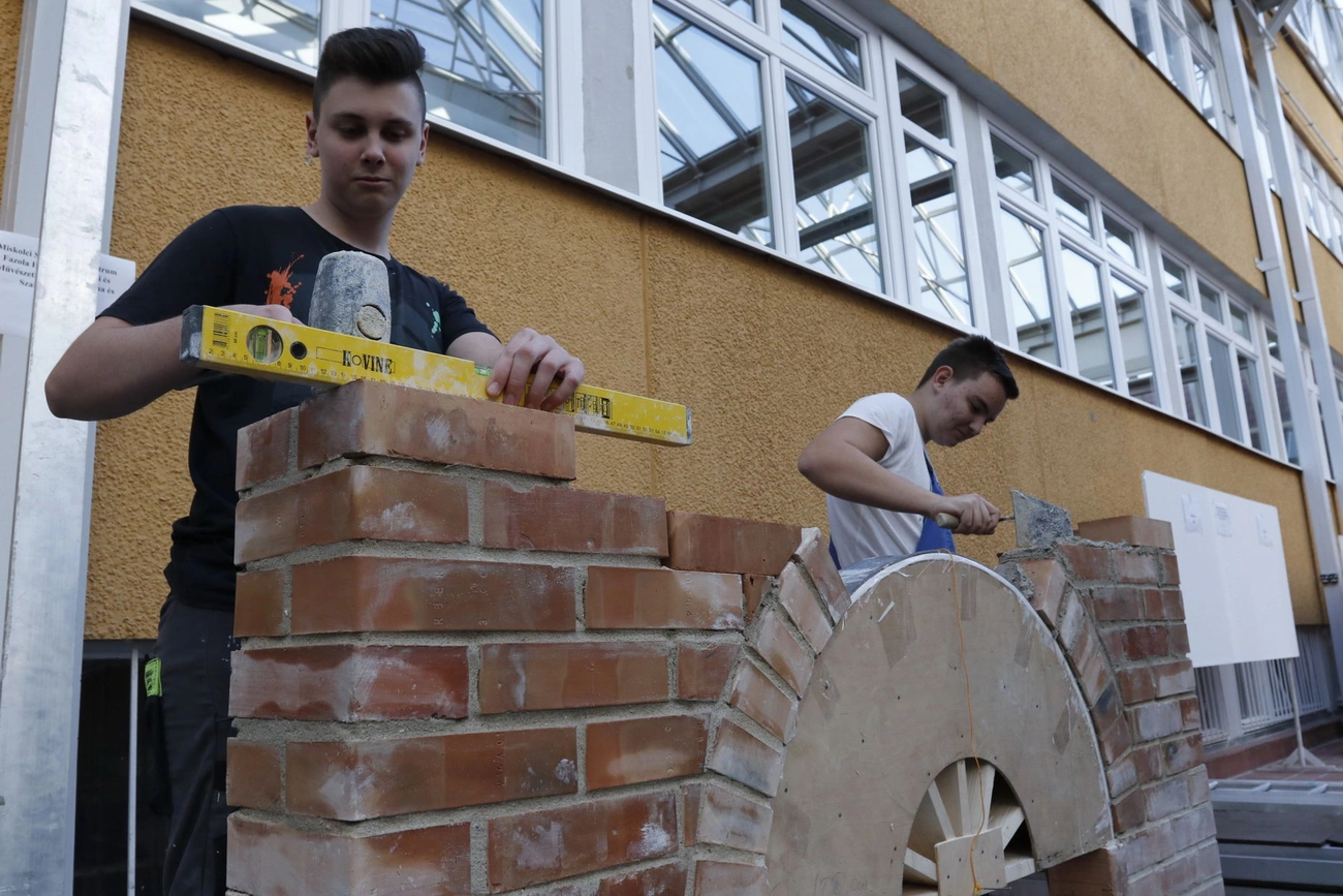 Építőipari találkozó a Fazola Henrik középiskolában