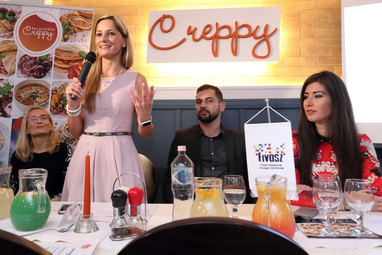 Fiatal vállalkozók találkozója a Creppyben