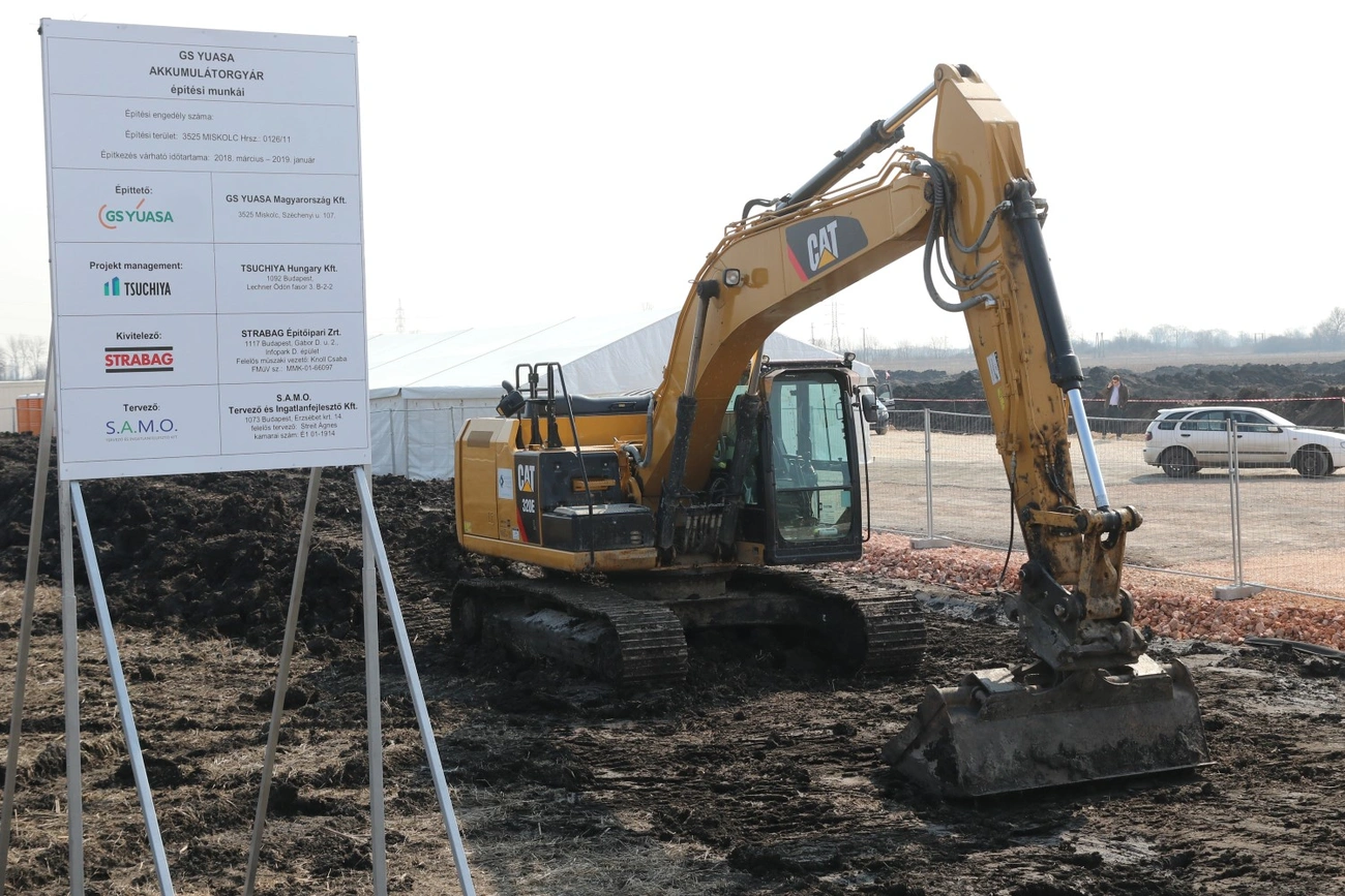 GS YUASA Magyarország Kft. alapkőletétele