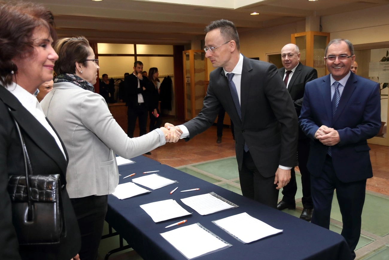 Szíjjártó Péter lakossági fóruma Diósgyőrben