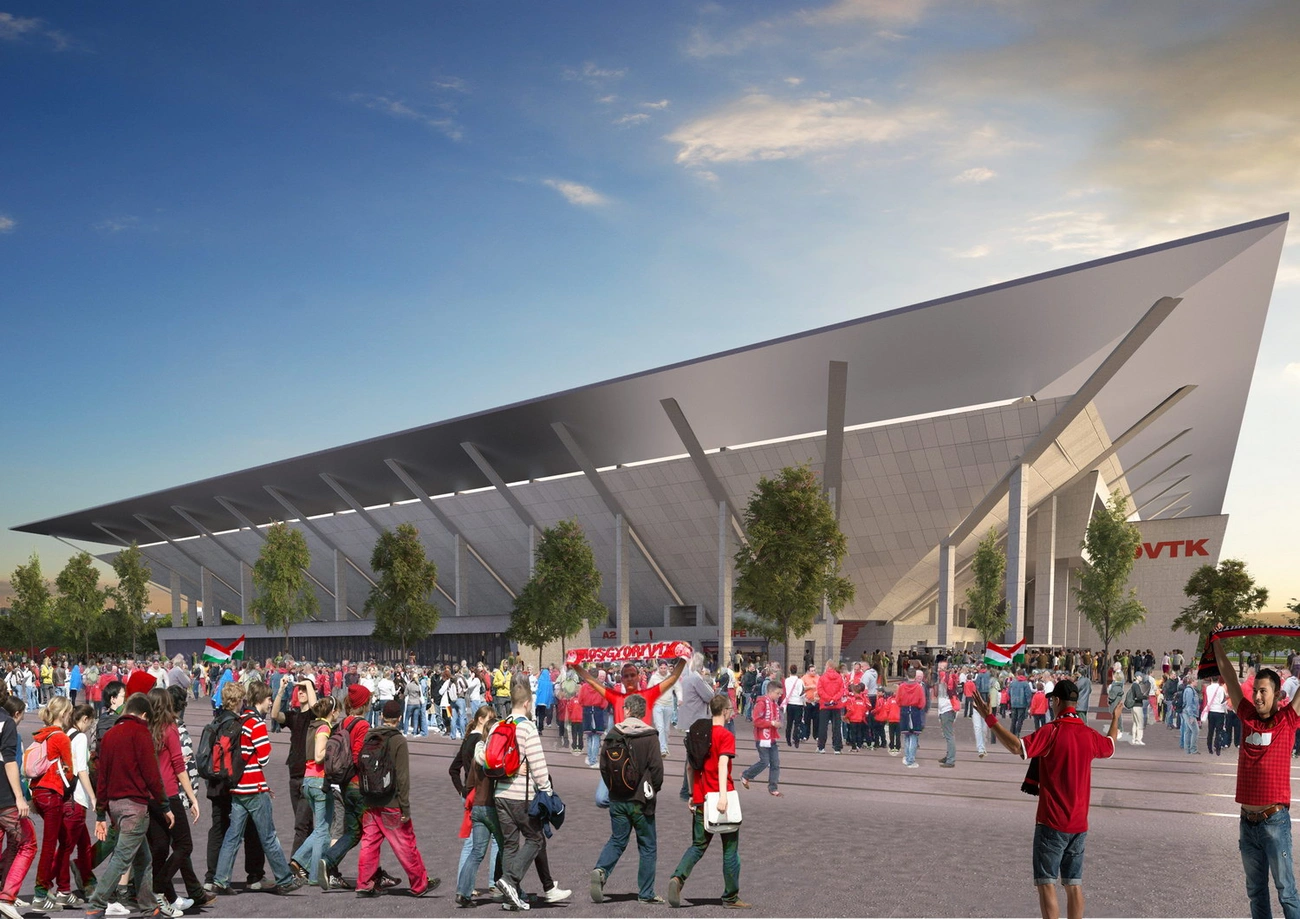 Az új stadion látványterve