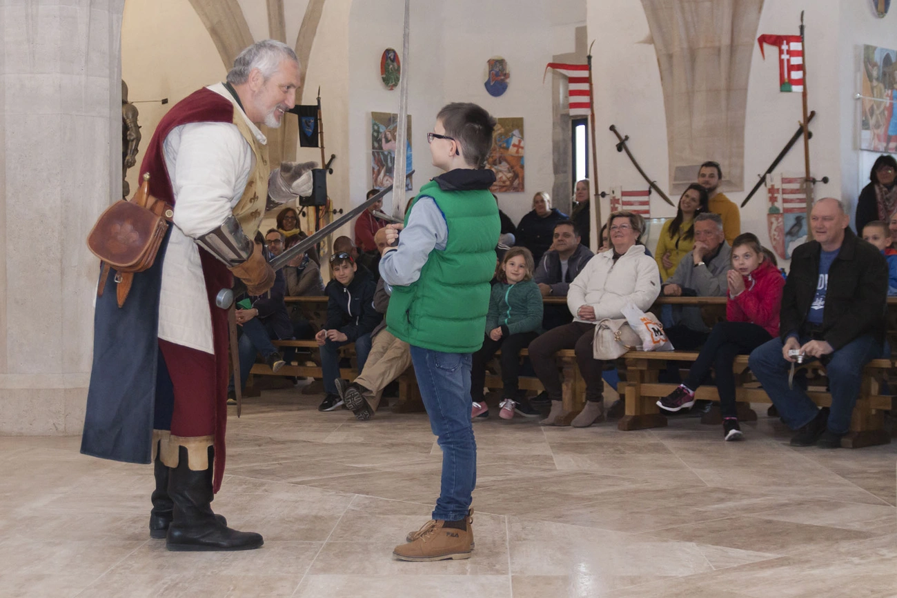 Diósgyőri Aranysarkantyús Lovagrend bemutató