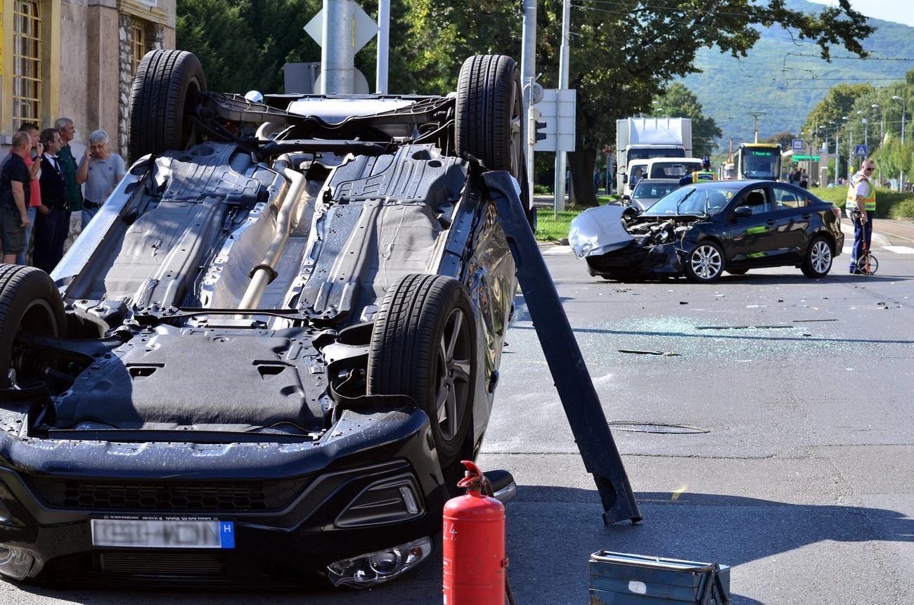 Baleset a Kiss tábornok utcában