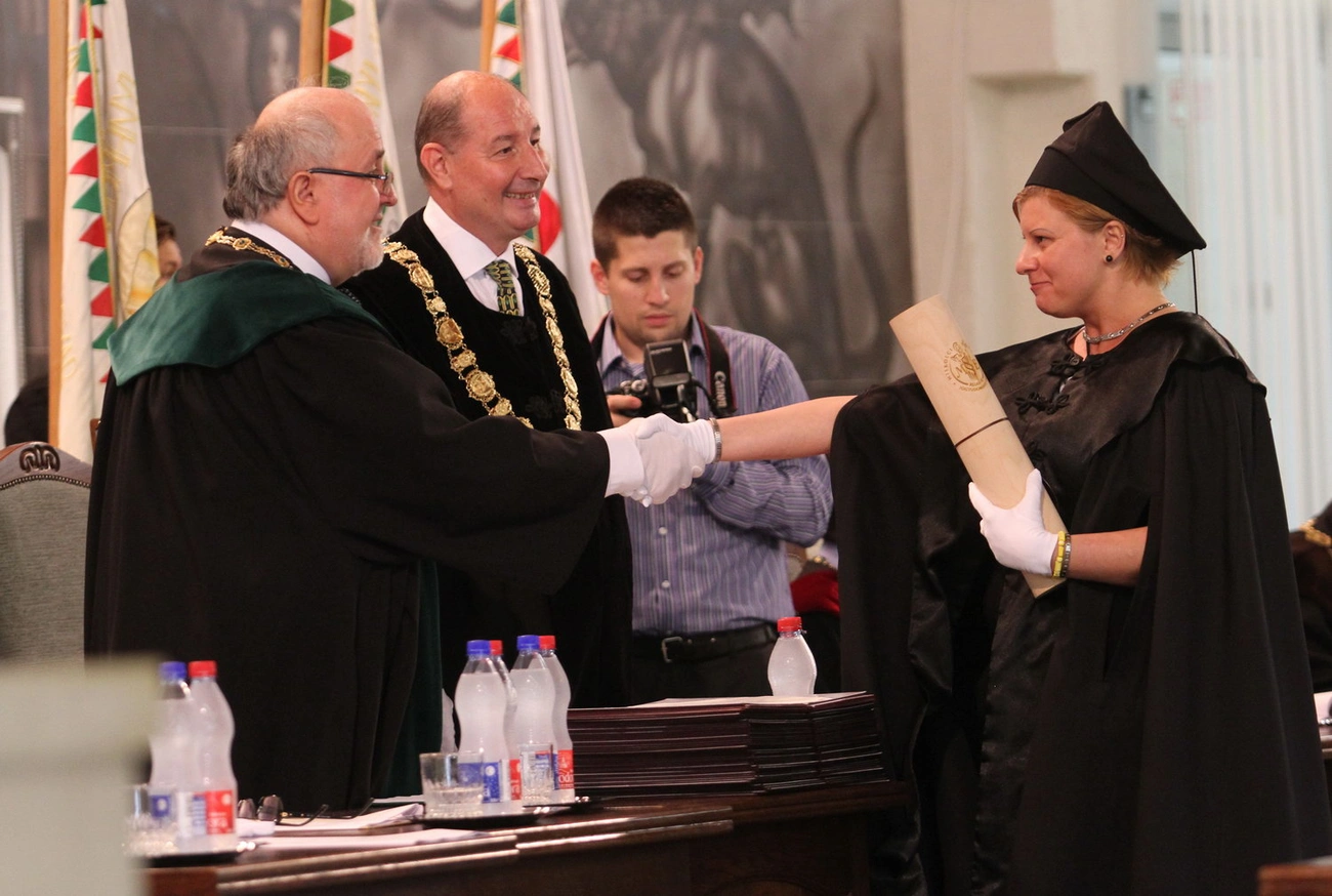 Diploma átadó a Miskolci Egyetemen