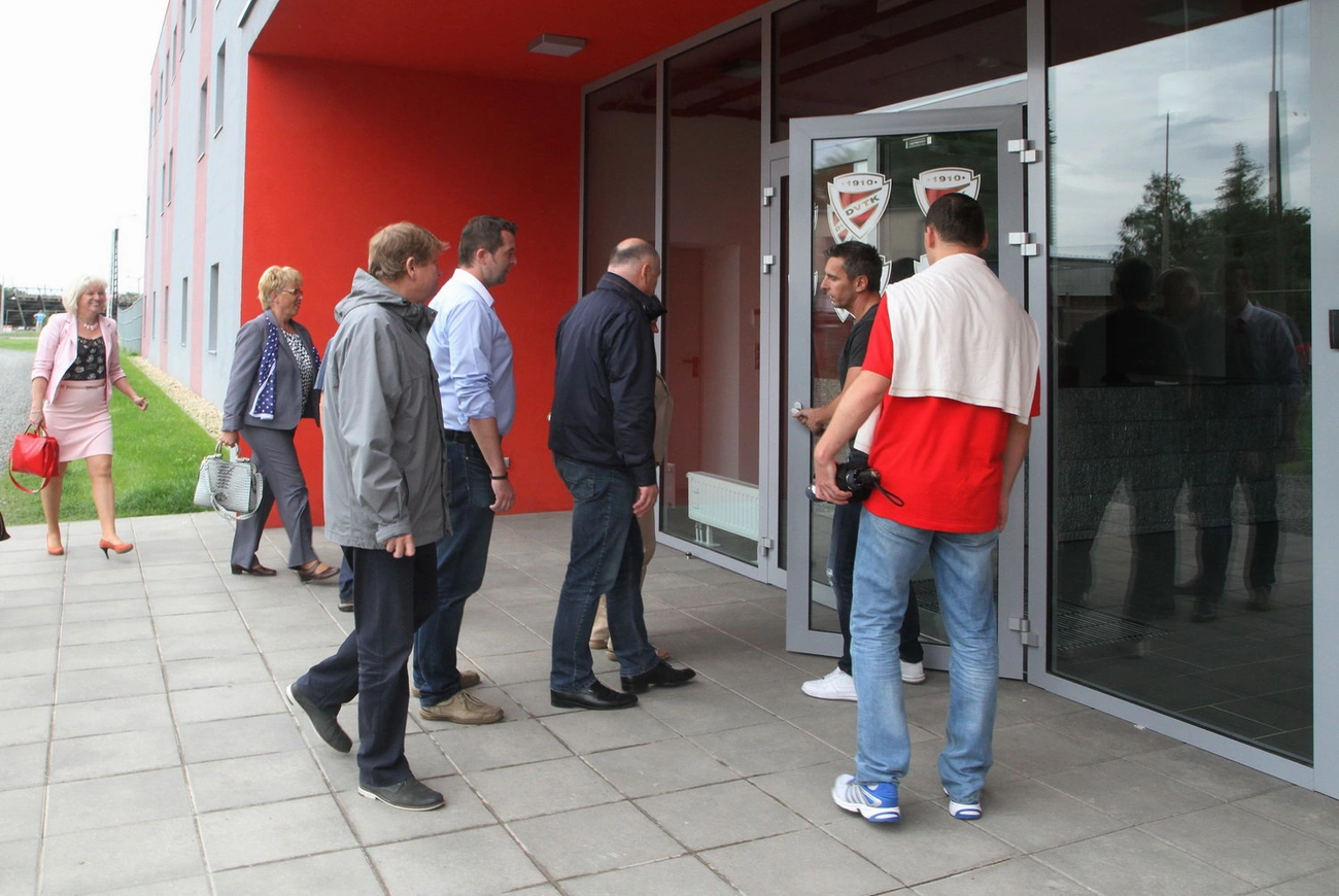 A Fidesz-KDNP frakció látogatása a DVTK edzőközpontban