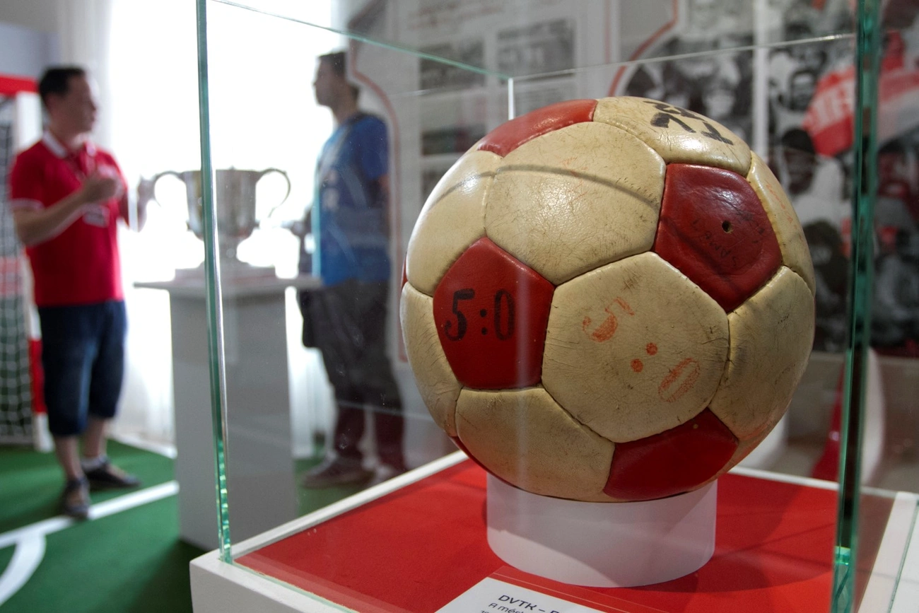 DVTK stadion kiállítás a Papszeren