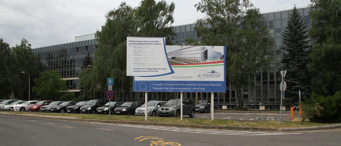 A Miskolci Egyetem infrastruktúrális fejlesztése