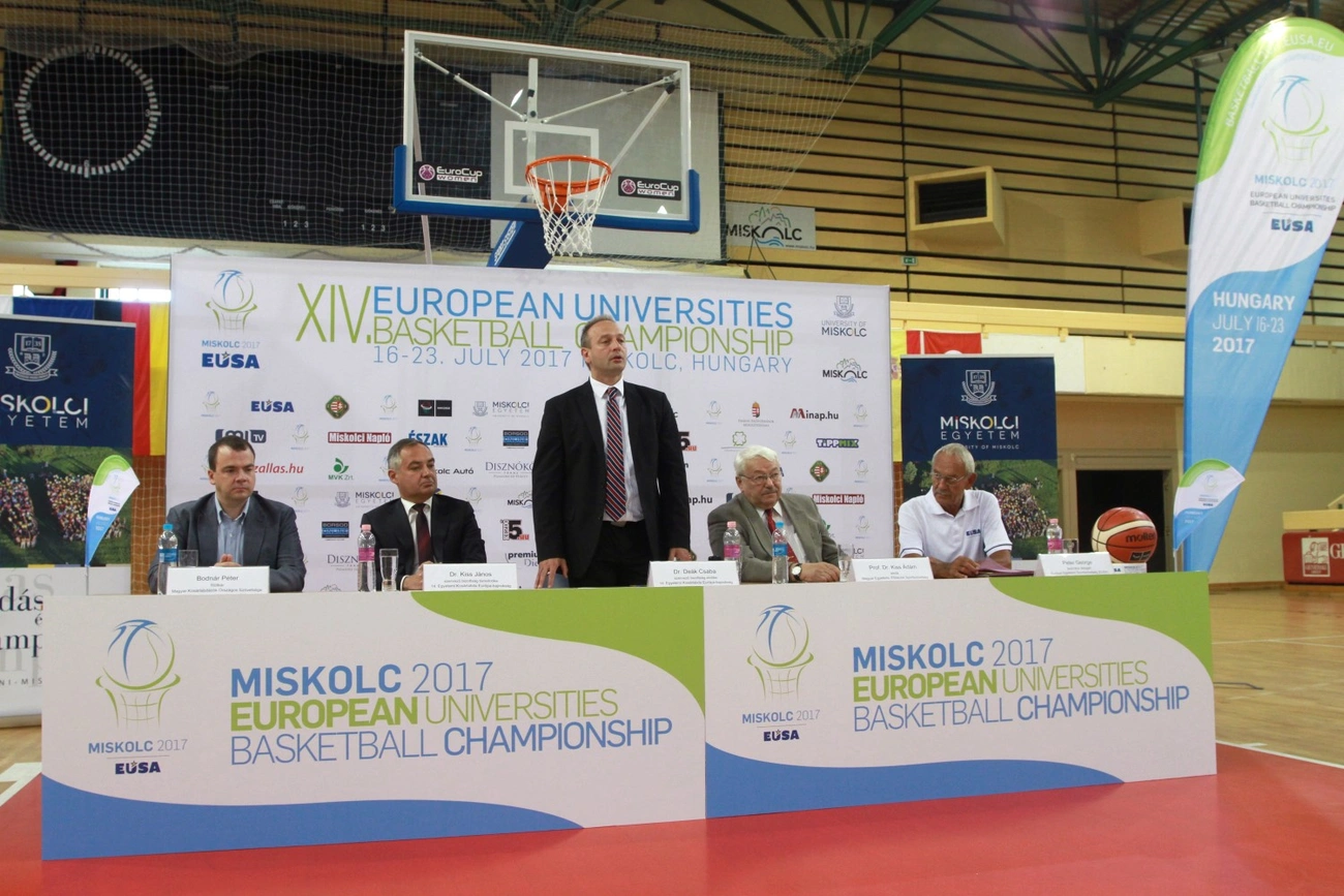 XIV. Egyetemi Kosárlabda Európa-bajnokság sajtótájékoztatója