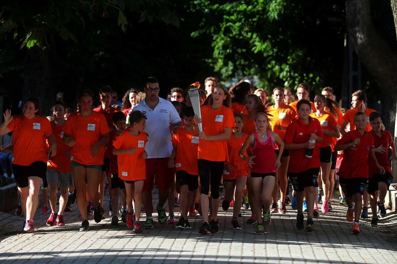 Fogadta Miskolc az EYOF lángját