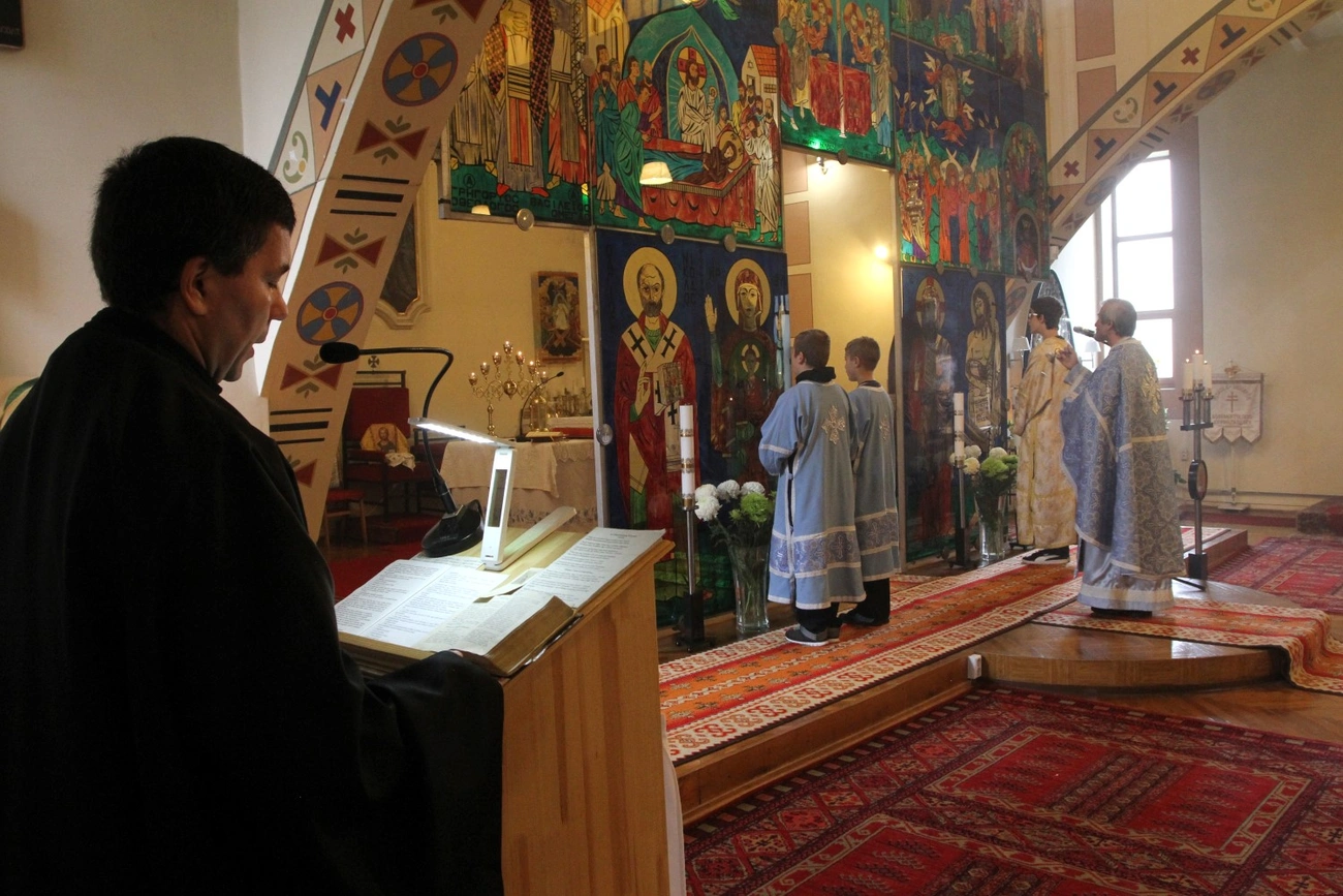 Ünnepi szent liturgia a Diósgyőri görög katolikus templomban