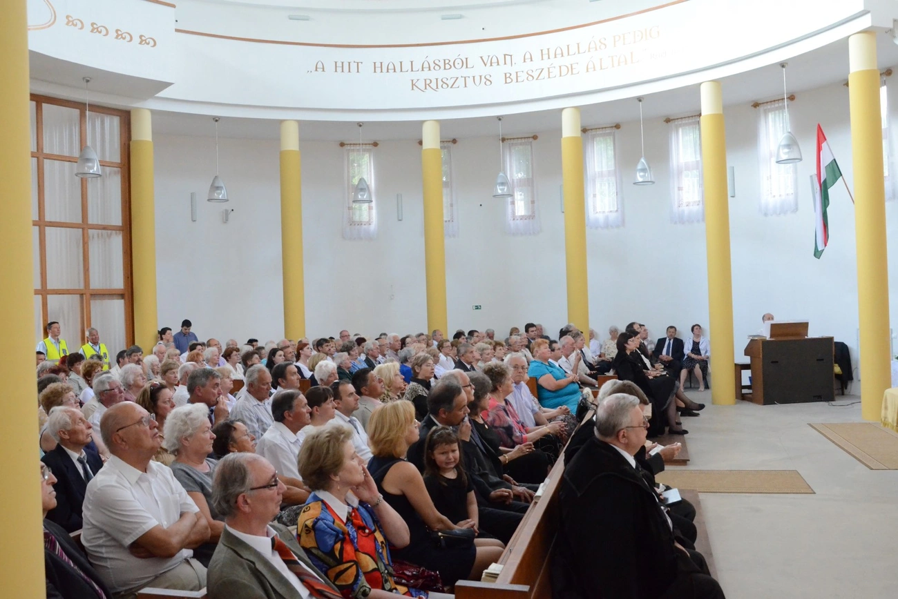 Hálaadó a Miskolctapolcai református templomban