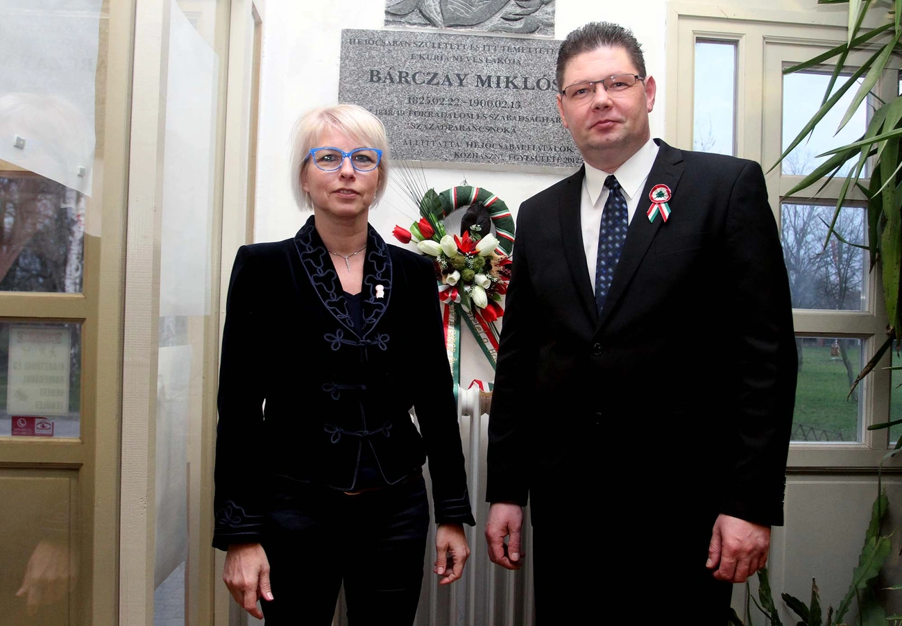 Megemlékezés a Bárczay kúriában