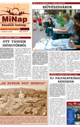 MiNap I. évfolyam 15. szám