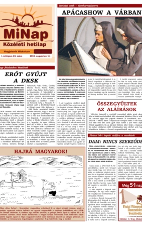 MiNap I. évfolyam 23. szám