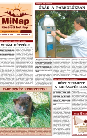 MiNap I. évfolyam 28. szám