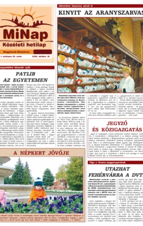 MiNap I. évfolyam 32. szám