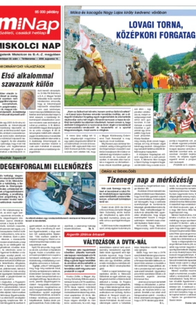 MiNap III. évfolyam 33. szám