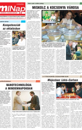 MiNap V. évfolyam 8. szám