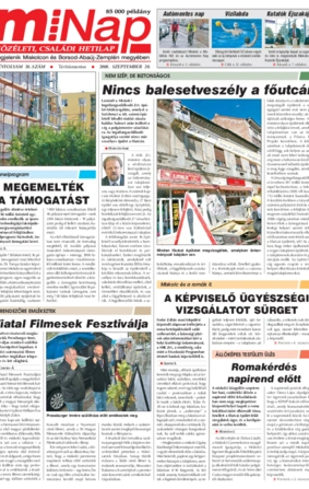 MiNap V. évfolyam 38. szám