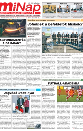 MiNap VI. évfolyam 13. szám