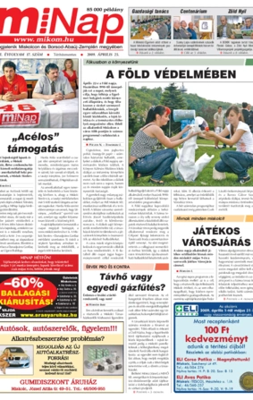 MiNap VI. évfolyam 17. szám