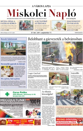 Miskolci Napló VIII. évfolyam 37. szám