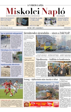 Miskolci Napló VIII. évfolyam 44. szám