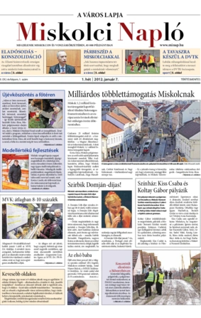 Miskolci Napló IX. évfolyam 1. szám