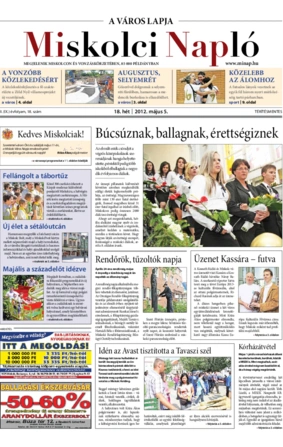 Miskolci Napló IX. évfolyam 18. szám