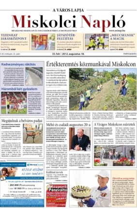 Miskolci Napló IX. évfolyam 33. szám