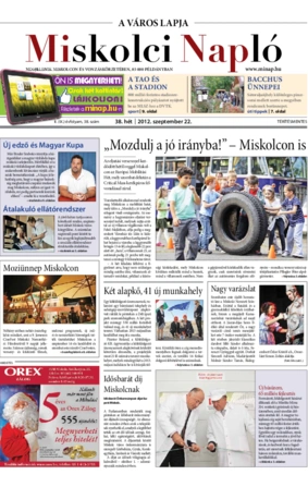 Miskolci Napló IX. évfolyam 38. szám