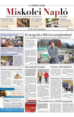 Miskolci Napló IX. évfolyam 47. szám