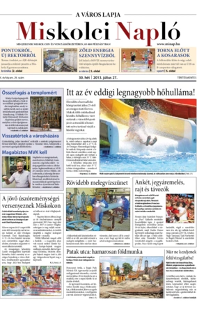 Miskolci Napló X. évfolyam 29. szám