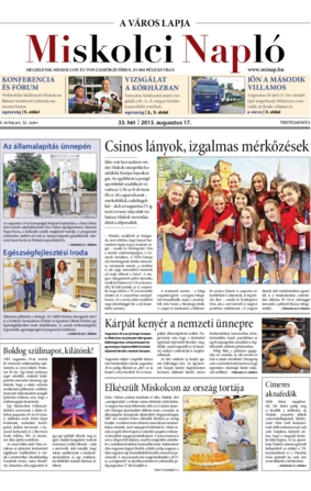 Miskolci Napló X. évfolyam 32. szám