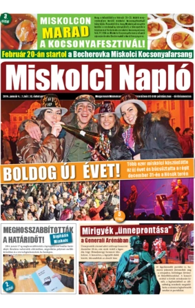 Miskolci Napló XI. évfolyam 1. szám
